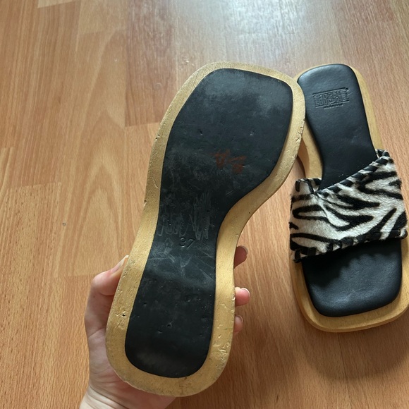 Y2K wooden slides / sandals - Picture 8 of 15